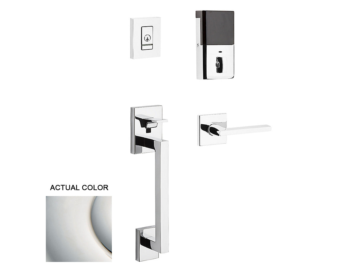 Baldwin Evolved Minneapolis Sectional Handleset Polished Nickel with Lifetime Finish 055