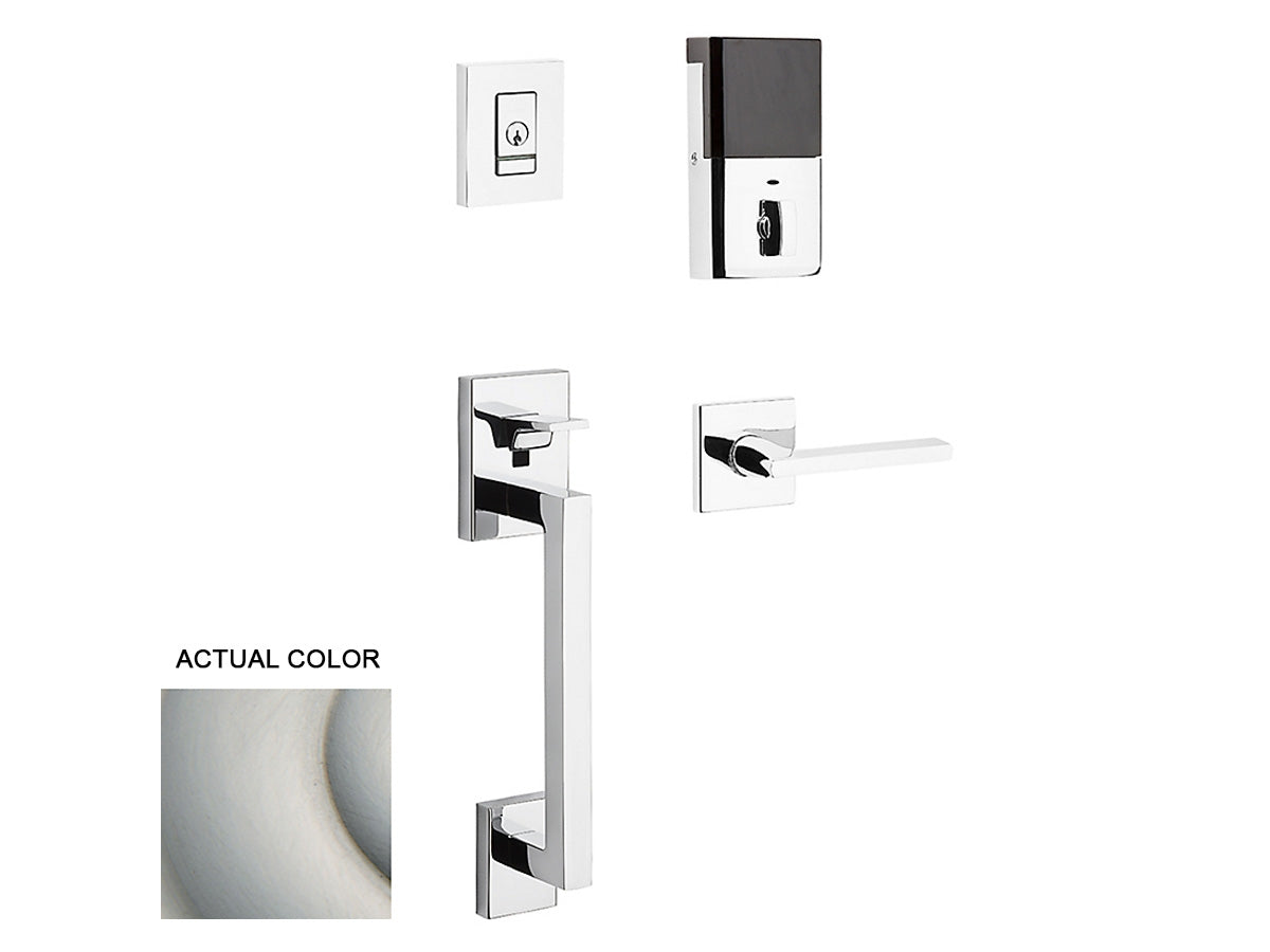 Baldwin Evolved Minneapolis Sectional Handleset Satin Nickel with Lifetime Finish 056
