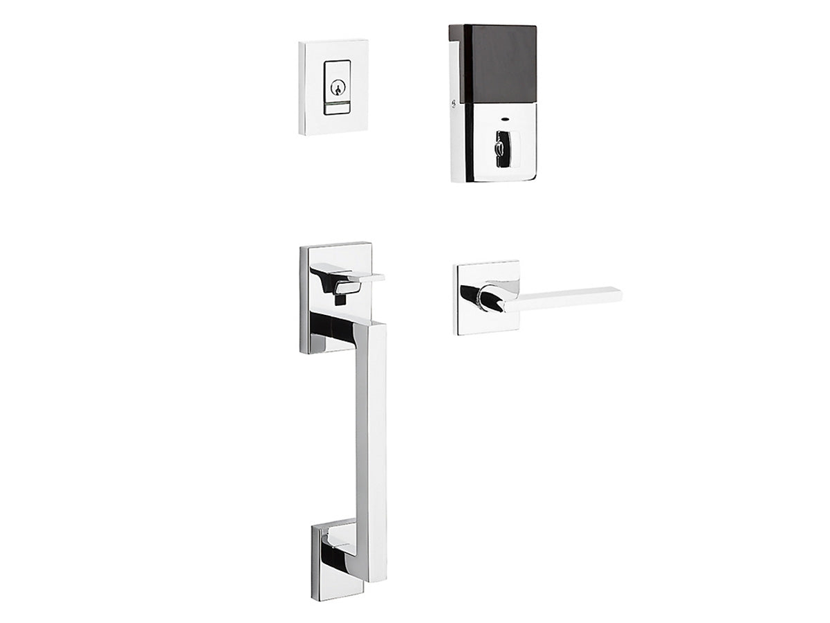 Baldwin Evolved Minneapolis Sectional Handleset Polished Chrome 260