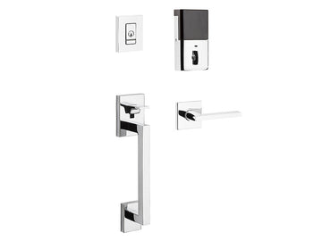 Baldwin Evolved Minneapolis Sectional Handleset Polished Chrome 260