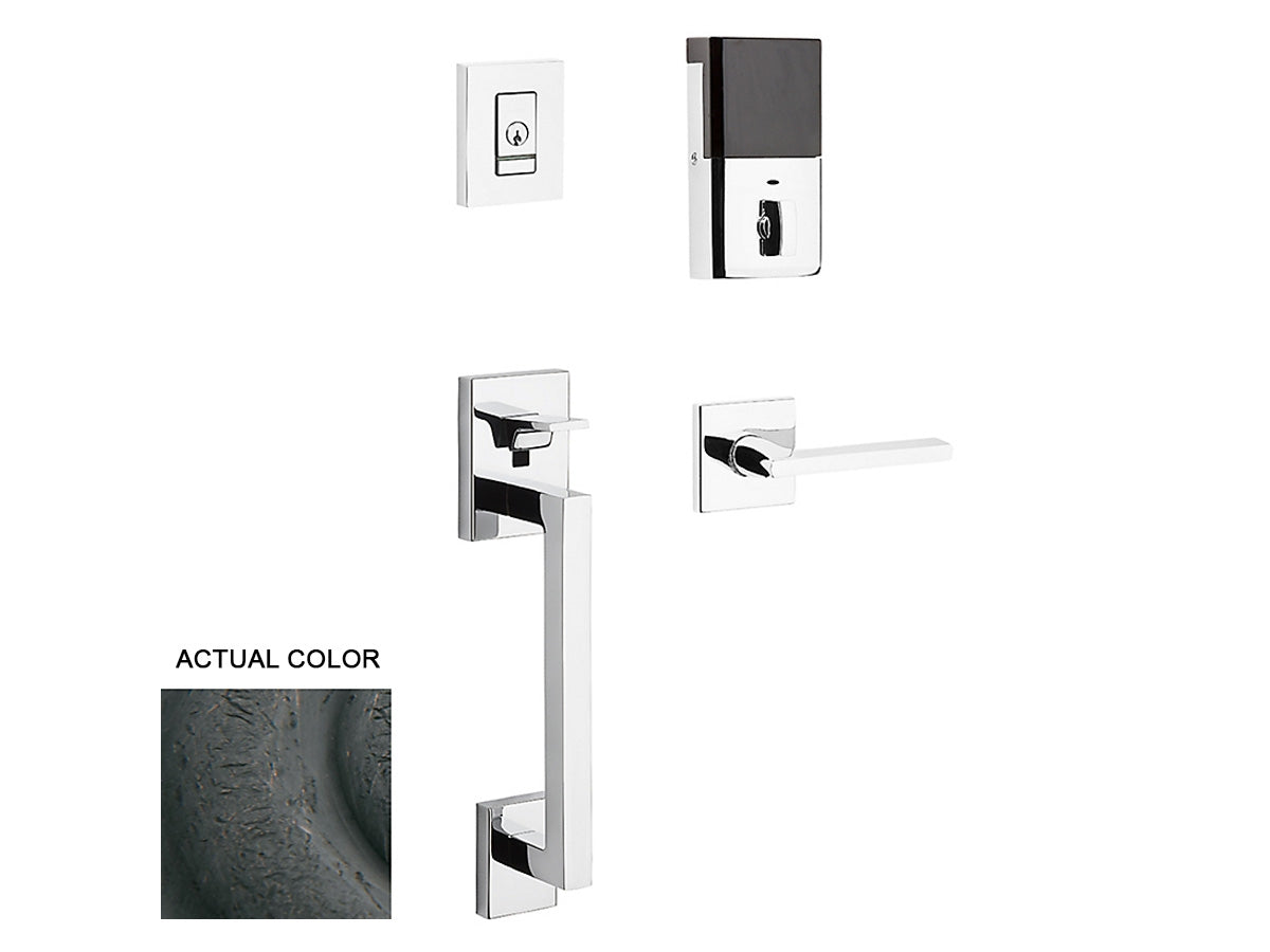 Baldwin Evolved Minneapolis Sectional Handleset Distressed Oil-Rubbed Bronze 402