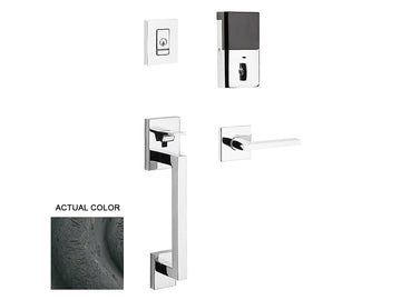 Baldwin Evolved Minneapolis Sectional Handleset Distressed Oil-Rubbed Bronze 402