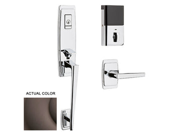 Baldwin Evolved Palm Springs 3/4 Escutcheon Handleset Venetian Bronze 112