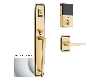 Baldwin Evolved Palm Springs Full Escutcheon Handleset Satin Chrome 264