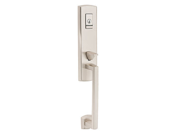Baldwin Evolved Soho 3/4 Escutcheon Handleset Satin Nickel 150