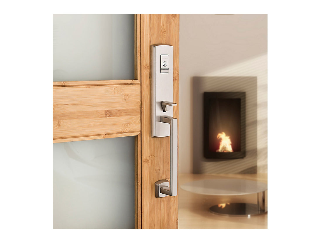 Baldwin Evolved Soho 3/4 Escutcheon Handleset Satin Nickel 150