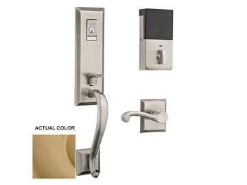 Baldwin Evolved Stonegate Handleset Vintage Brass 033