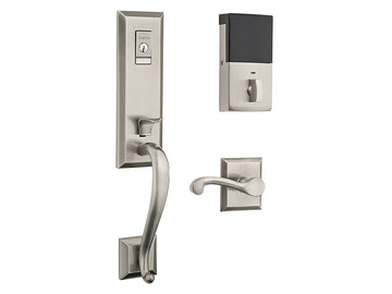 Baldwin Evolved Stonegate Handleset Antique Nickel 151