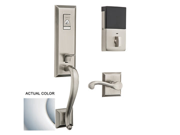 Baldwin Evolved Stonegate Handleset Polished Chrome 260