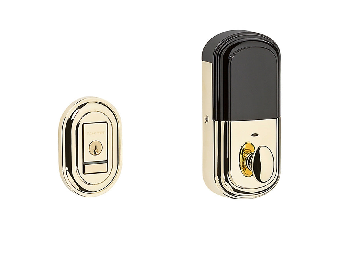 Baldwin Evolved Traditional Deadbolt Lifetime Polished Brass 003