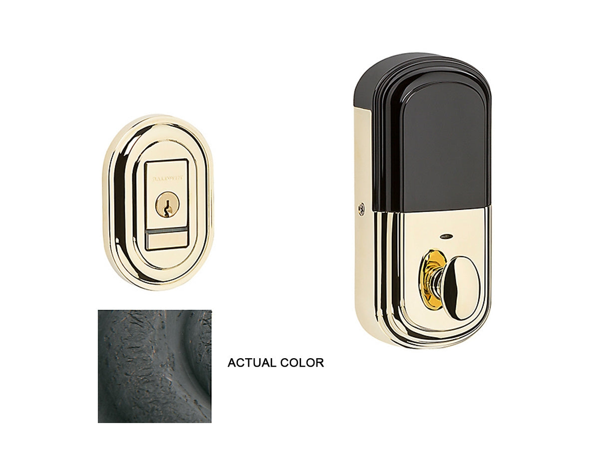 Baldwin Evolved Traditional Deadbolt Distressed Oil-Rubbed Bronze 402