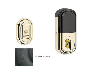Baldwin Evolved Traditional Deadbolt Distressed Oil-Rubbed Bronze 402