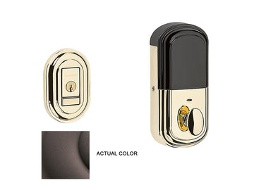 Baldwin Evolved Traditional Deadbolt Distressed Venetian Bronze 412