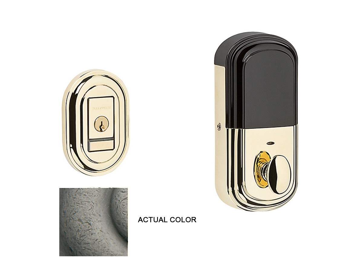 Baldwin Evolved Traditional Deadbolt Distressed Antique Nickel 452