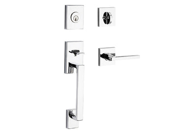 Baldwin La Jolla Handleset Polished Chrome 260