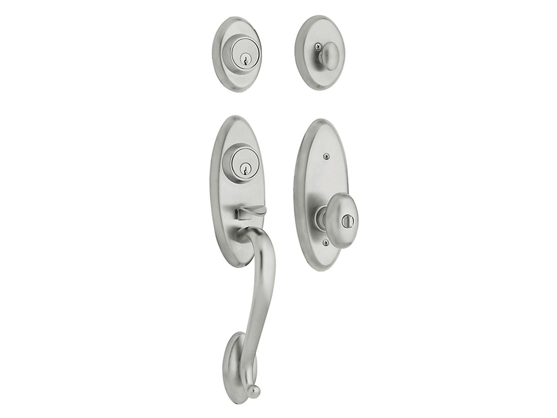Baldwin Landon Two-Point Lock Handleset Satin Chrome 264