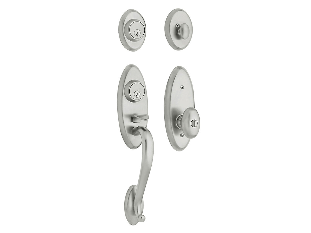 Baldwin Landon Two-Point Lock Handleset Satin Chrome 264