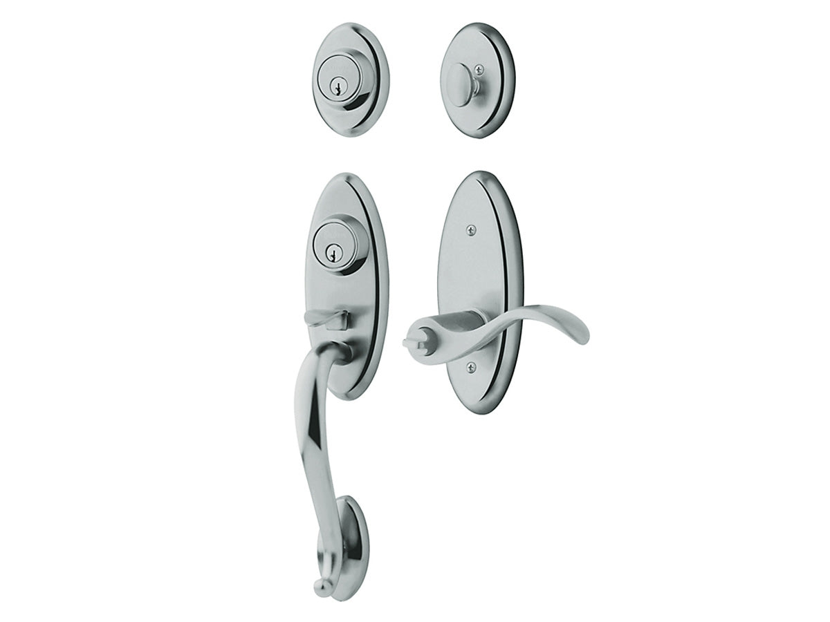 Baldwin Landon Two-Point Lock Handleset Polished Chrome 260