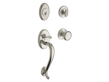 Baldwin Logan Sectional Trim Polished Nickel with Lifetime Finish 055