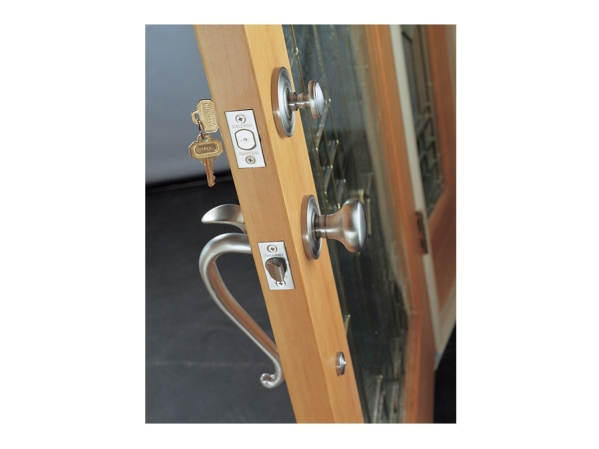 Baldwin Logan Sectional Trim Satin Nickel 150
