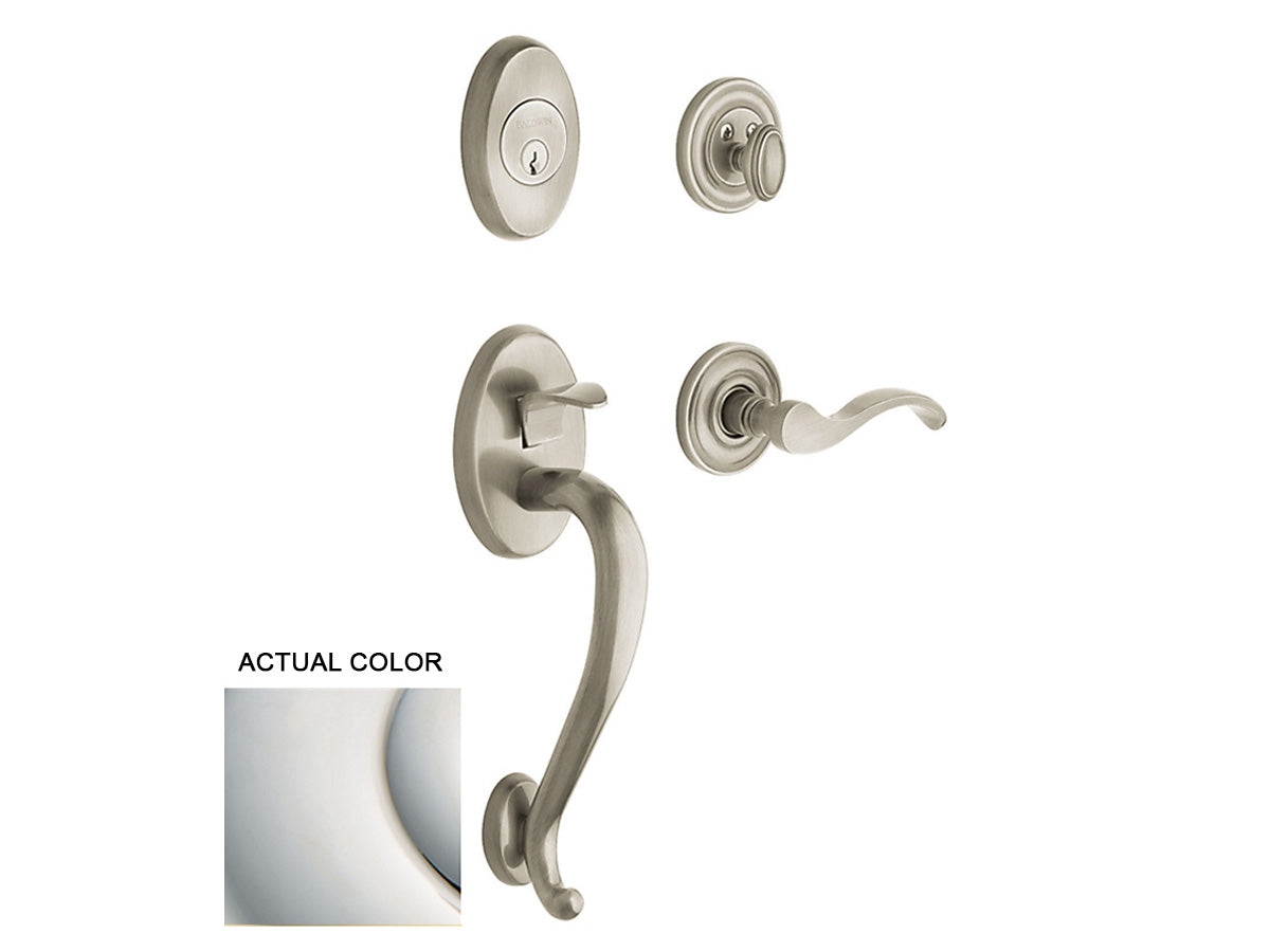 Baldwin Logan Sectional Trim Polished Nickel with Lifetime Finish 055