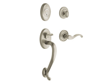 Baldwin Logan Sectional Trim Satin Nickel 150