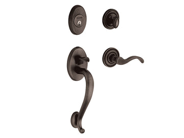 Baldwin Logan Sectional Trim Distressed Oil-Rubbed Bronze 402