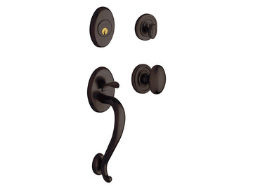 Baldwin Logan Sectional Trim w 5025 Knob Venetian Bronze 112