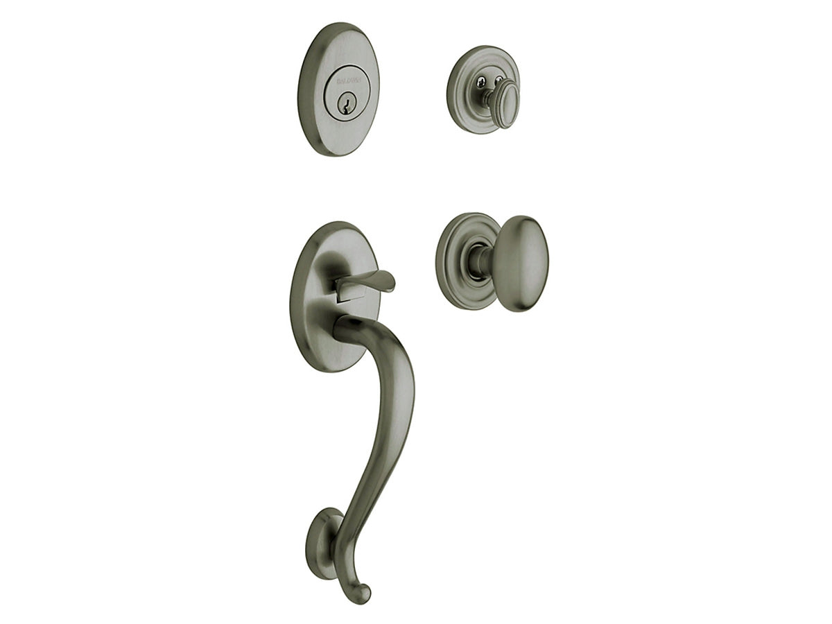 Baldwin Logan Sectional Trim w 5025 Knob Antique Nickel 151
