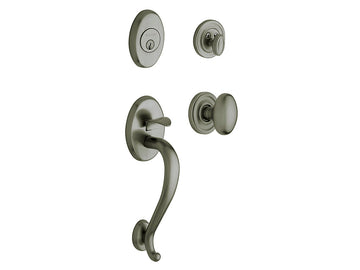 Baldwin Logan Sectional Trim w 5025 Knob Antique Nickel 151