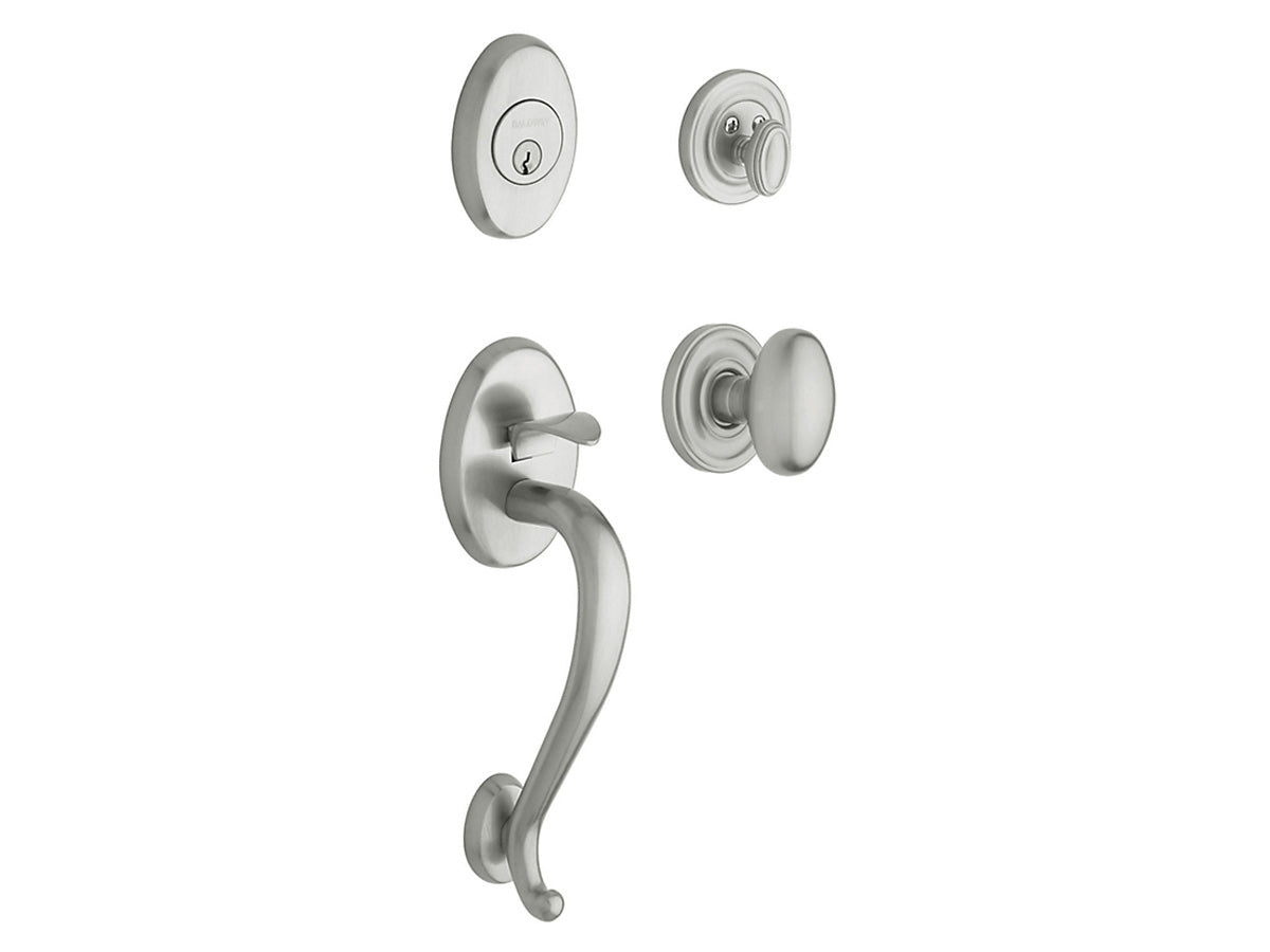 Baldwin Logan Sectional Trim w 5025 Knob Satin Chrome 264