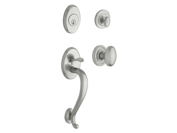 Baldwin Logan Sectional Trim w 5025 Knob Satin Chrome 264