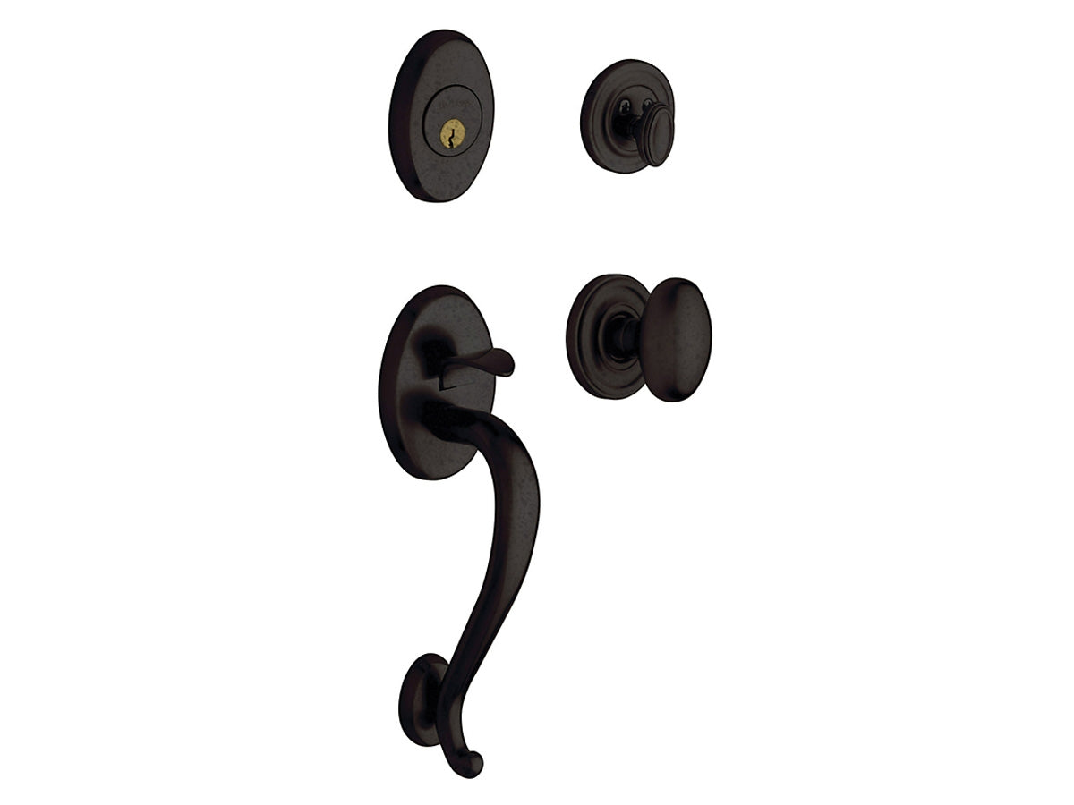 Baldwin Logan Sectional Trim w 5025 Knob Distressed Oil-Rubbed Bronze 402