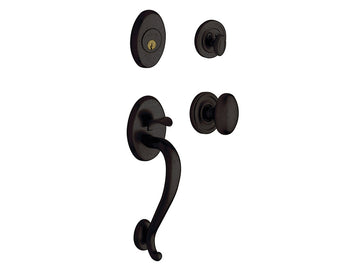 Baldwin Logan Sectional Trim w 5025 Knob Distressed Oil-Rubbed Bronze 402
