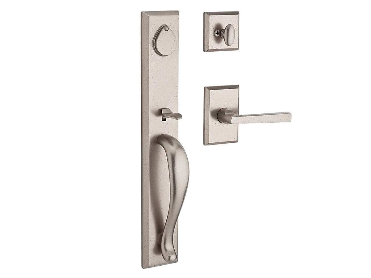 Baldwin Longview Handleset White Bronze 492
