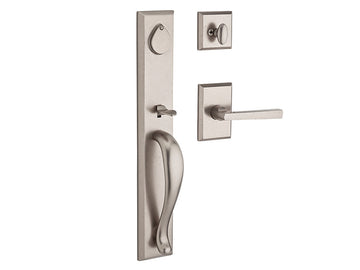 Baldwin Longview Handleset White Bronze 492
