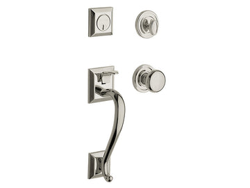 Baldwin Madison Sectional Trim Polished Nickel with Lifetime Finish 055