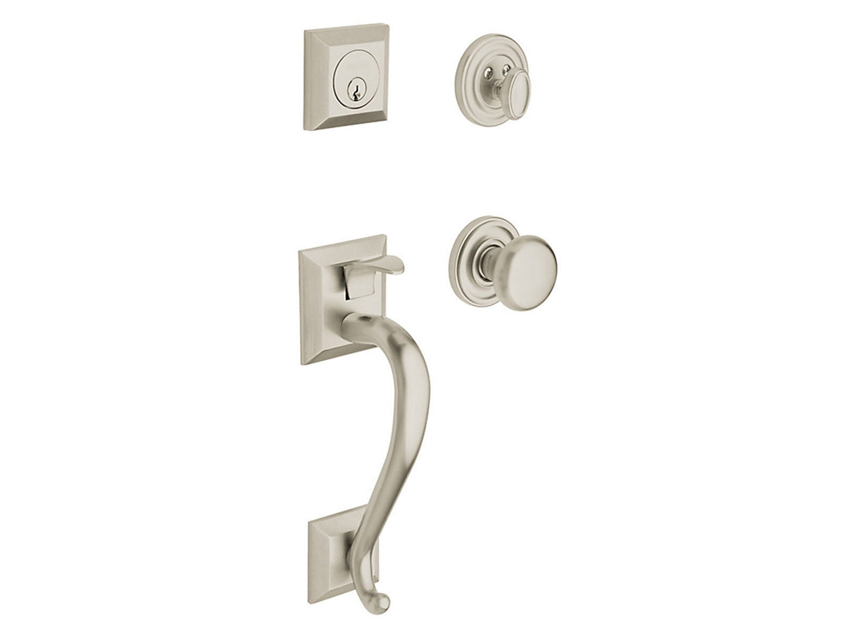 Baldwin Madison Sectional Trim Satin Nickel with Lifetime Finish 056