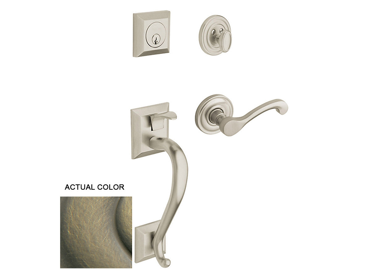 Baldwin Madison Sectional Trim Satin Brass and Black 050