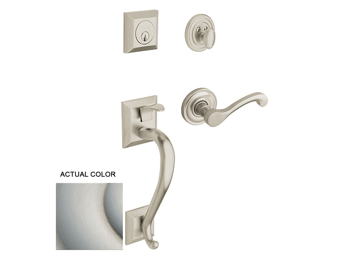 Baldwin Madison Sectional Trim Satin Nickel with Lifetime Finish 056