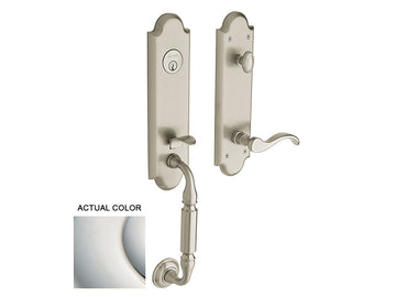 Baldwin Manchester Emergency Egress Handleset Polished Nickel with Lifetime Finish 055