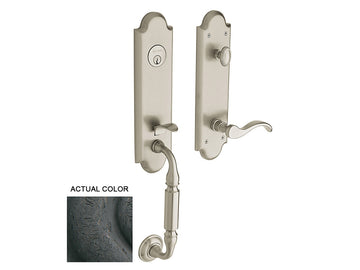 Baldwin Manchester Emergency Egress Handleset Distressed Oil-Rubbed Bronze 402