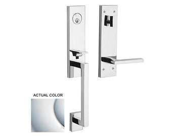 Baldwin Minneapolis 3/4 Escutcheon Handleset Polished Chrome 260