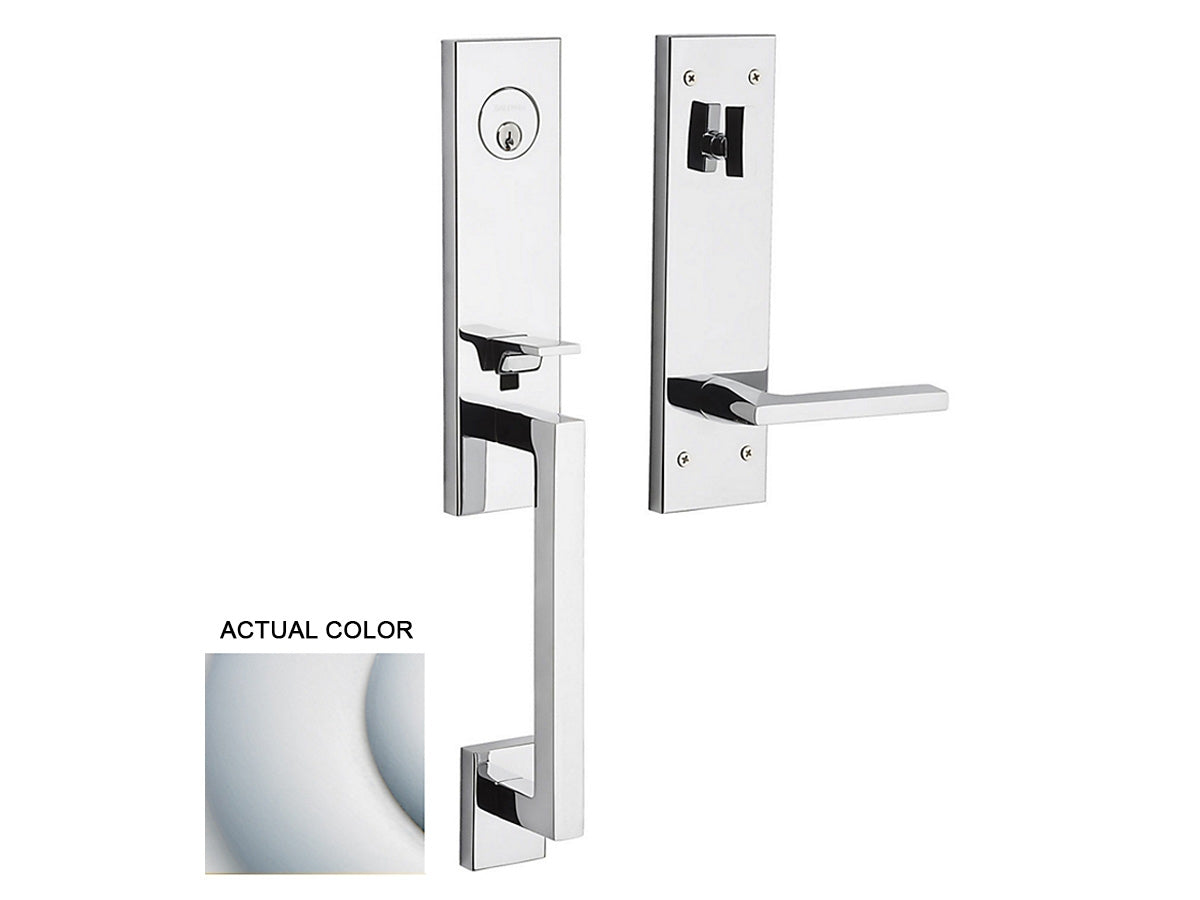 Baldwin Minneapolis 3/4 Escutcheon Handleset Satin Chrome 264