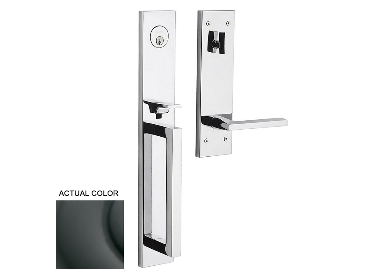 Baldwin Minneapolis Full Escutcheon Handleset Oil-Rubbed Bronze 102