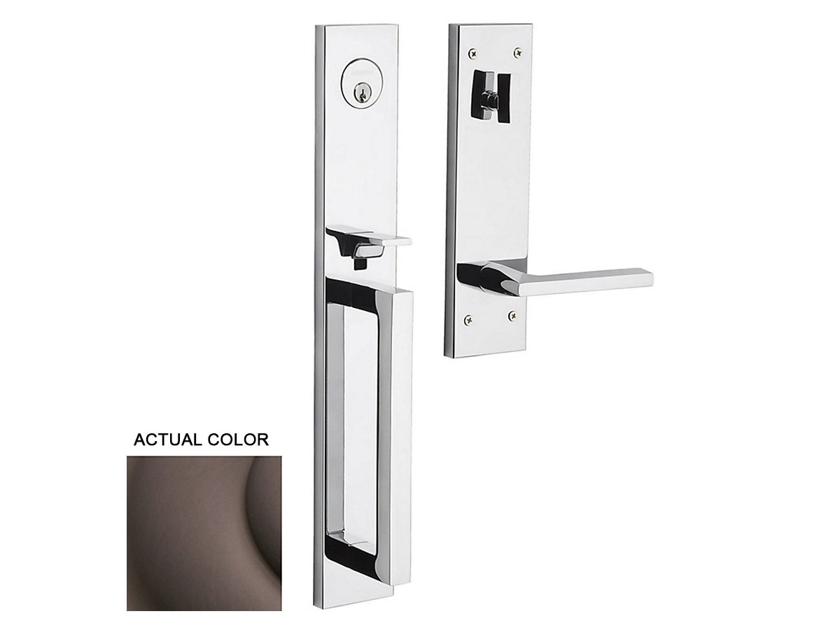 Baldwin Minneapolis Full Escutcheon Handleset Venetian Bronze 112
