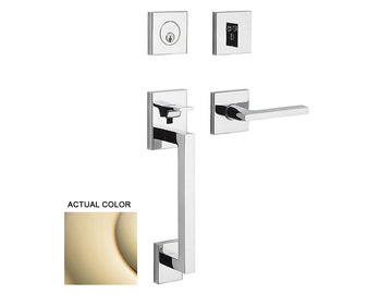 Baldwin Minneapolis Sectional Handleset Lifetime Polished Brass 003