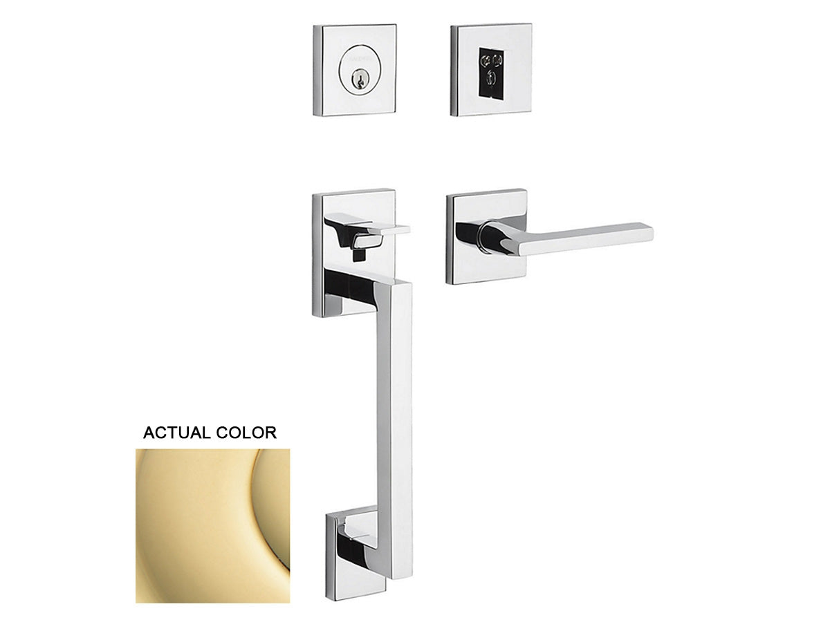 Baldwin Minneapolis Sectional Handleset Non-Lacquered Brass 031