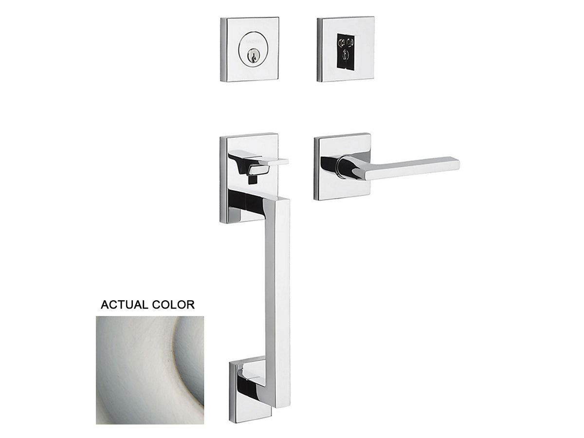 Baldwin Minneapolis Sectional Handleset Satin Nickel 150
