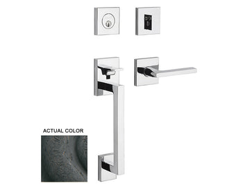 Baldwin Minneapolis Sectional Handleset Distressed Oil-Rubbed Bronze 402